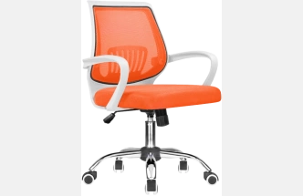 Компьютерное кресло Ergoplus, orange / white