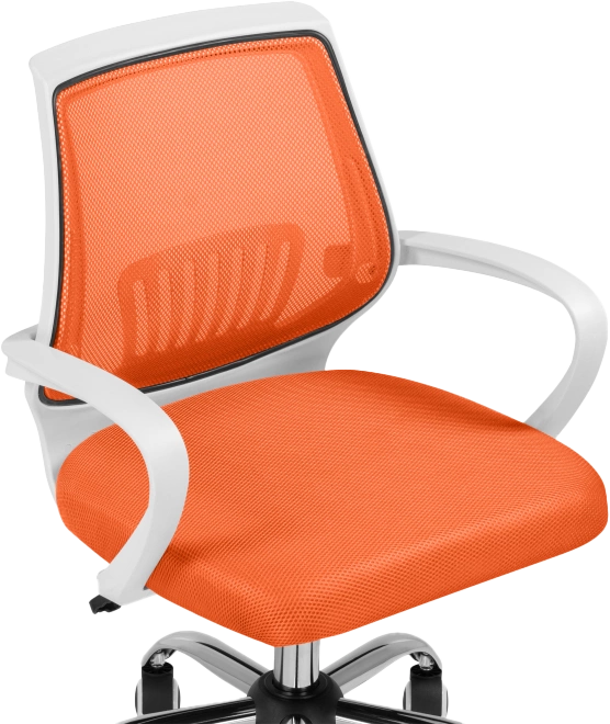 Компьютерное кресло Ergoplus, orange / white