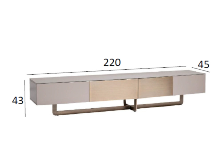Тумба под ТВ Space, с ящиками