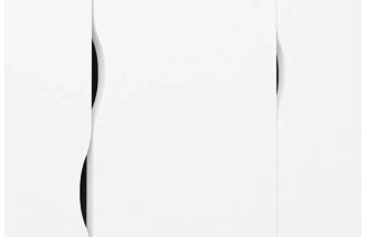 Шкаф трехстворчатый Соната, распашной для одежды, белый фон / дуб сонома