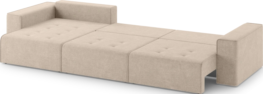 Диван угловой трехместный Венте, модель 035, Danco 130 (бежевый)