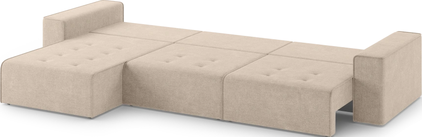 Диван угловой трехместный Венте, модель 035, Danco 130 (бежевый)