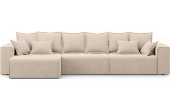 Диван угловой трехместный Венте, модель 035, Danco 130 (бежевый)