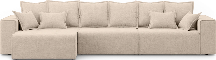 Диван угловой трехместный Венте, модель 035, Danco 130 (бежевый)