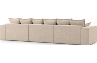 Диван угловой трехместный Венте, модель 035, Danco 130 (бежевый)