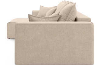 Диван угловой трехместный Венте, модель 035, Danco 130 (бежевый)