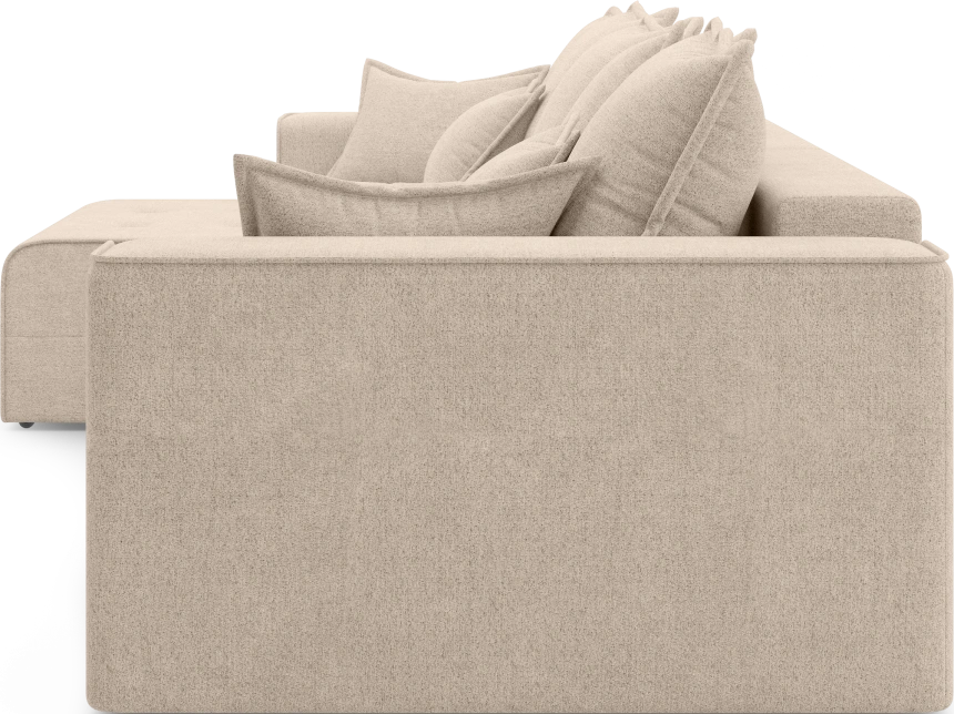 Диван угловой трехместный Венте, модель 035, Danco 130 (бежевый)