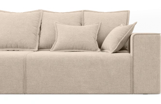 Диван угловой трехместный Венте, модель 035, Danco 130 (бежевый)