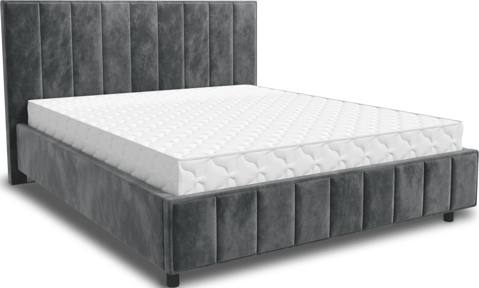 Кровать Кордова 4, мягкая, полутораспальная, 140x200, Боска 26