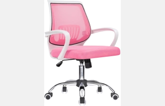 Компьютерное кресло Ergoplus, pink / white