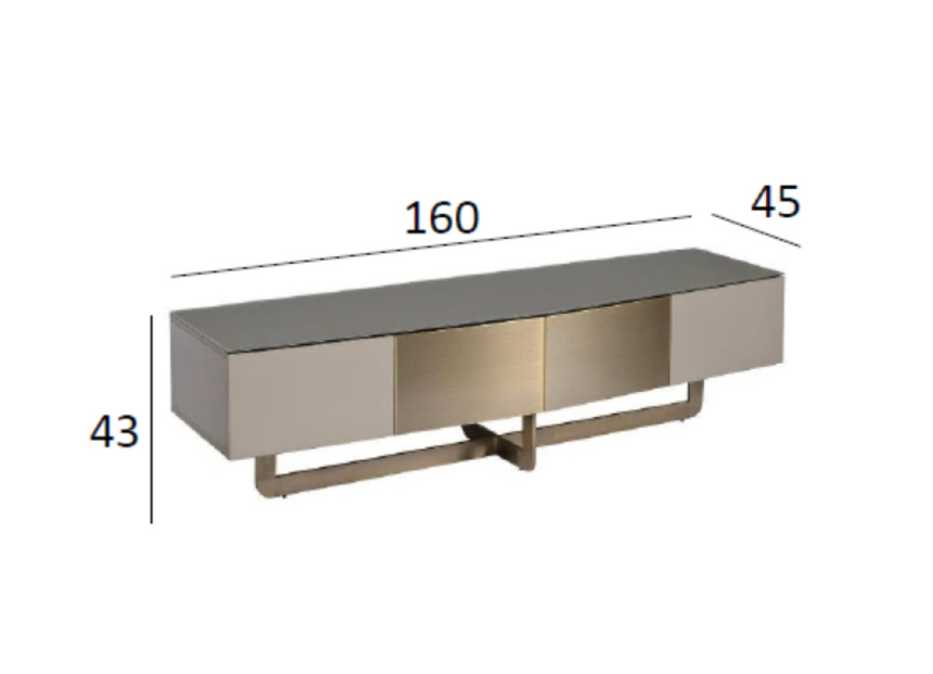Тумба под ТВ Space, с ящиками 