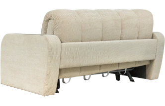 Диван прямой Дублин 140, Citar N 02 bone, Структурный Кофе