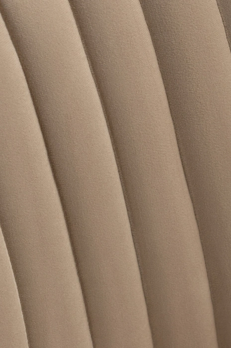 Стул Седа, мягкий, велюр бежевый / черный