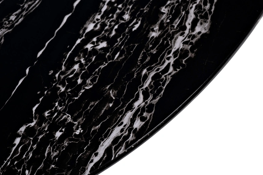 Журнальный стол 30B-85511, 65x120x41, МДФ с полимерным покрытием, черный мрамор / хром 