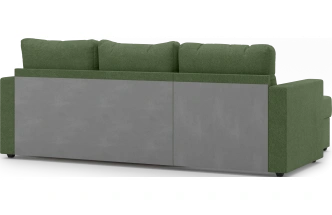 Диван угловой Фишер, модель 113, Nola 73 (зеленый)