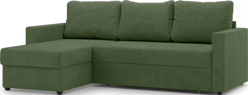 Диван угловой Фишер, модель 113, Nola 73 (зеленый)