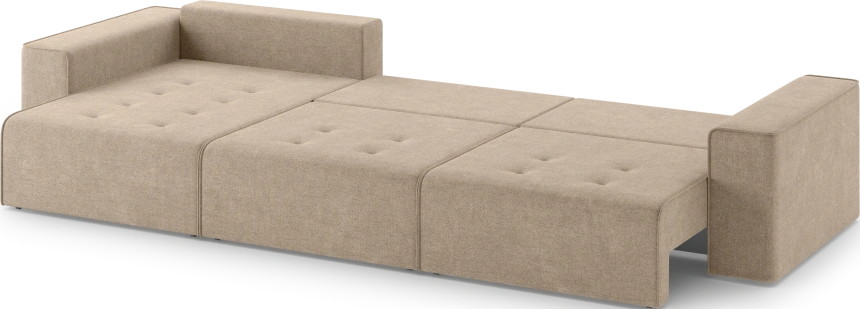 Диван угловой трехместный Венте, модель 035, Danco 290 (коричневый)