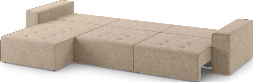 Диван угловой трехместный Венте, модель 035, Danco 290 (коричневый)