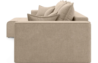 Диван угловой трехместный Венте, модель 035, Danco 290 (коричневый)