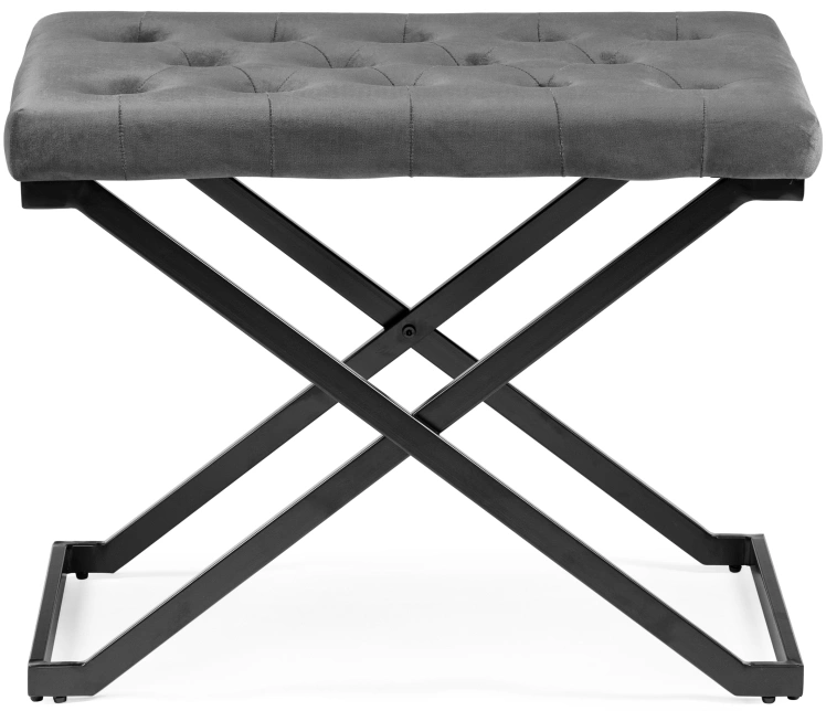 Табурет German, dark grey / black