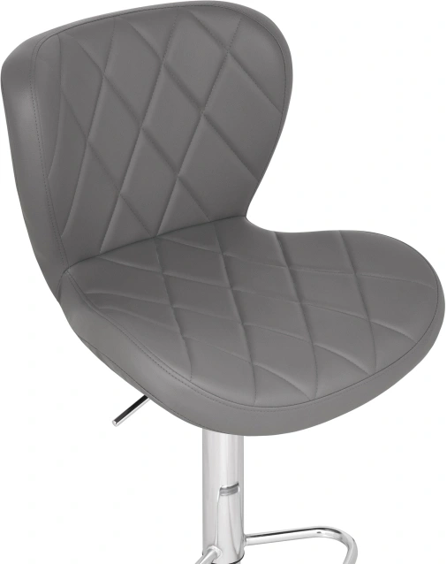 Барный стул Porch, серый / хром