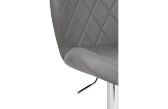 Барный стул Porch, серый / хром