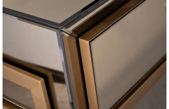 Туалетный столик KFG210, бронза / золото