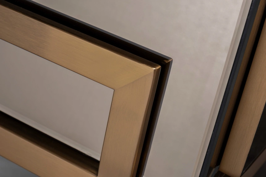 Туалетный столик KFG210, бронза / золото