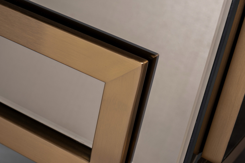 Туалетный столик KFG210, бронза / золото