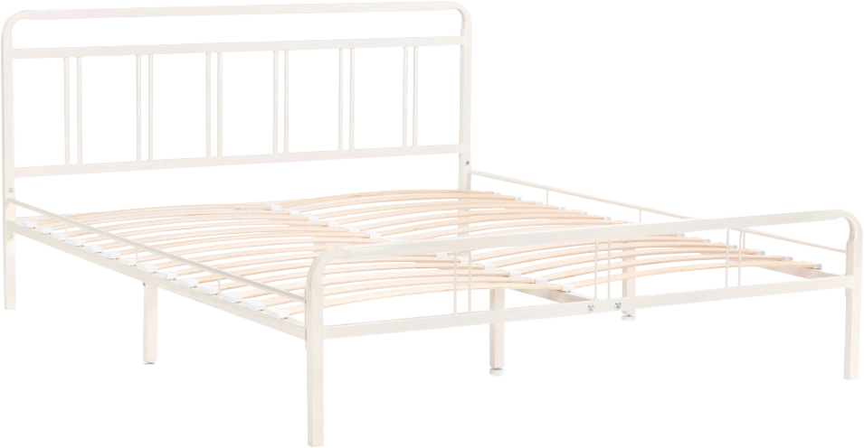 Кровать Рейк, 160x200, белая