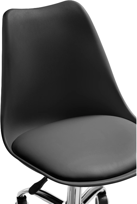 Компьютерное кресло Kolin, без подлокотников, black