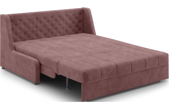 Диван прямой Ричмонд 160, модель 069, без подлокотников, Коралловый (Ultra coral)