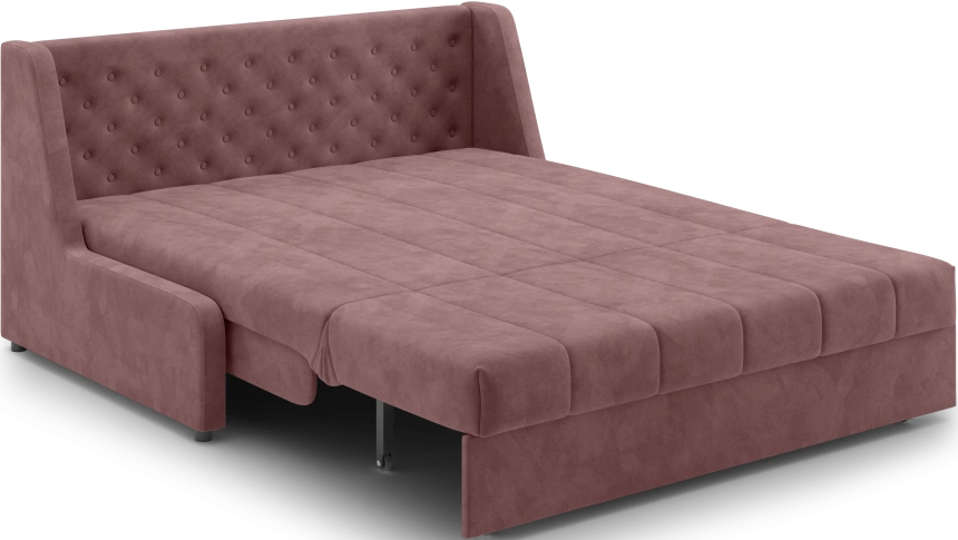 Диван прямой Ричмонд 160, модель 069, без подлокотников, Коралловый (Ultra coral)