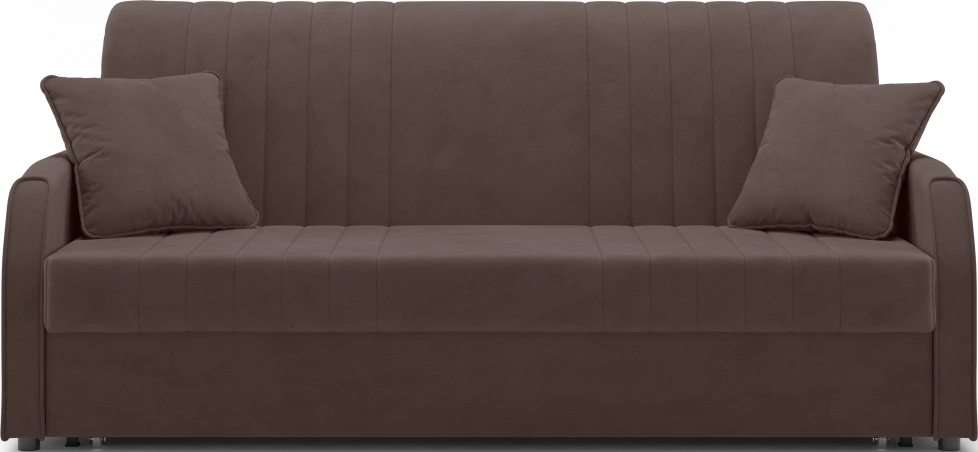Диван прямой Сантос 180, модель 053, Velutto 23 (коричневый)