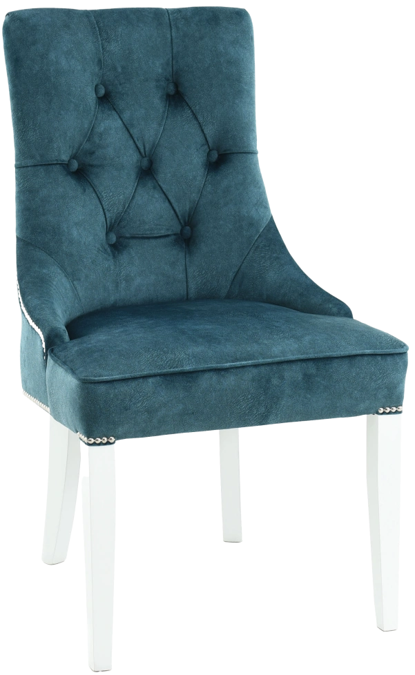 Стул Боска, мягкий, милано 08, велюр, каркас белый