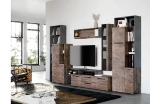 Тумба Глазго, с полками, таксония