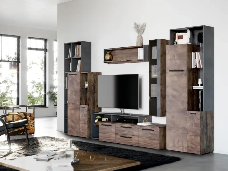 Тумба Глазго, с полками, таксония