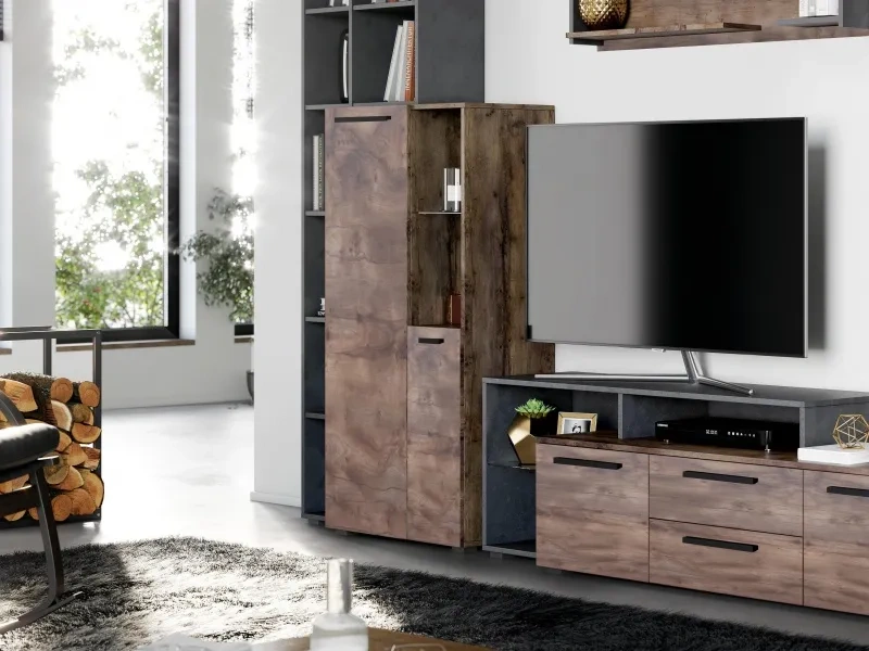 Тумба Глазго, с полками, таксония