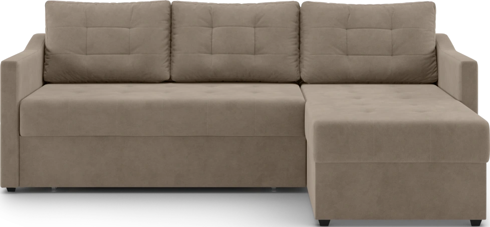 Диван угловой Бонд, модель 123, Ultra Beige (бежевый)