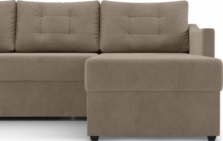 Диван угловой Бонд, модель 123, Ultra Beige (бежевый)