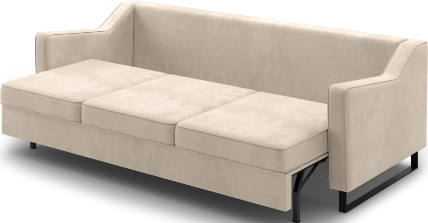 Диван прямой Даллас, модель 050, Alliance 100 (бежевый)