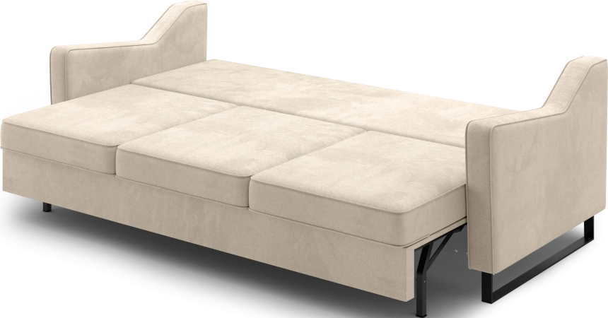 Диван прямой Даллас, модель 050, Alliance 100 (бежевый)