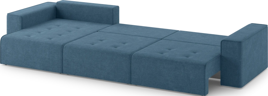 Диван угловой трехместный Венте, модель 035, Danco 796 (синий)
