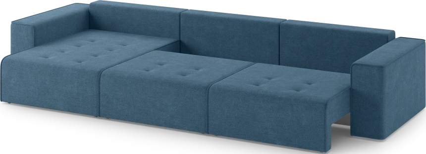 Диван угловой трехместный Венте, модель 035, Danco 796 (синий)