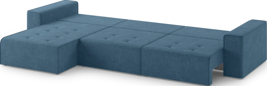 Диван угловой трехместный Венте, модель 035, Danco 796 (синий)