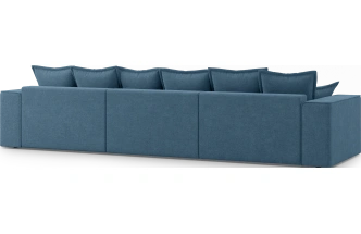 Диван угловой трехместный Венте, модель 035, Danco 796 (синий)