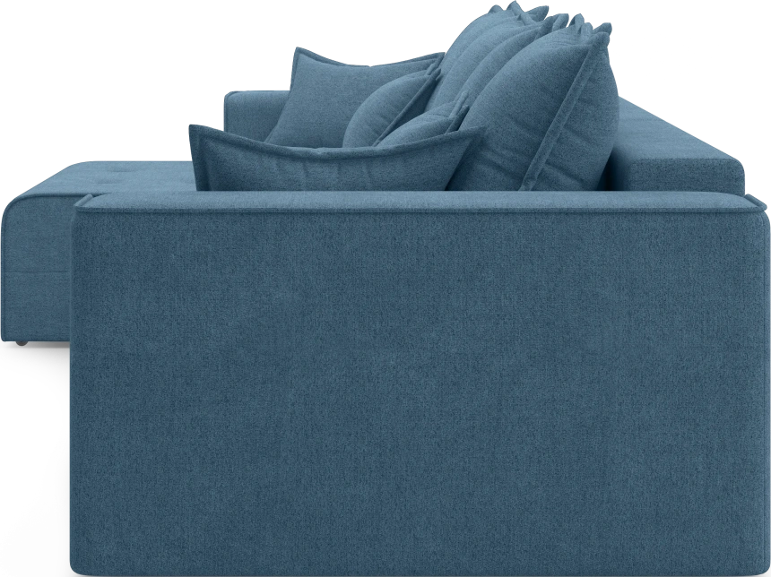 Диван угловой трехместный Венте, модель 035, Danco 796 (синий)