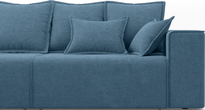 Диван угловой трехместный Венте, модель 035, Danco 796 (синий)