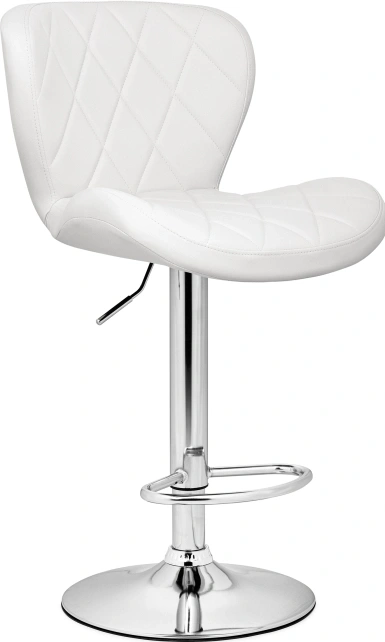 Барный стул Porch, белый / хром