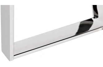 Журнальный стол 47ED-ET031, 50x50x55, стекло, прозрачный / хром